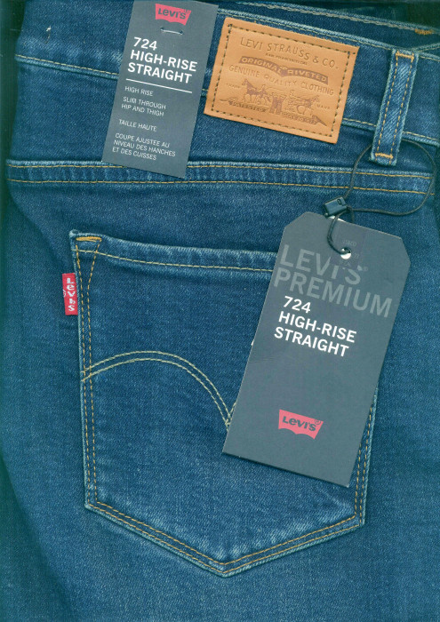 Женские джинсы "Levi's 724", демисезон